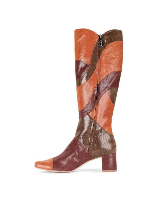 Terry De Havilland Brown Val Knee Boot