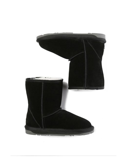 EverAu Australia Black Kookaburra Short Classic Boots for men