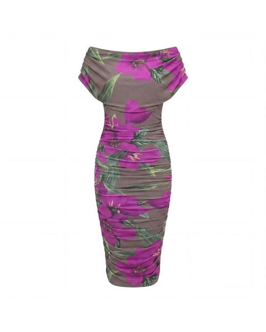 Atom Label Purple Oxygen Dress