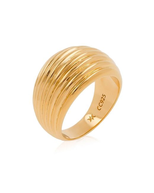 Cote Cache Metallic La Mer Shell Ring