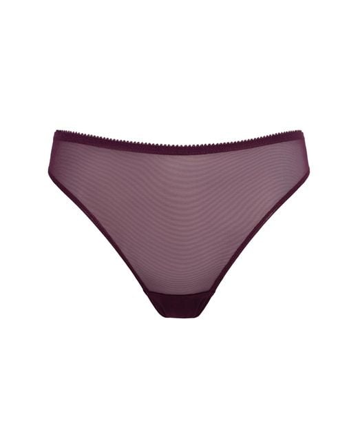BonBon Lingerie Purple Stardust Plum Full Brief