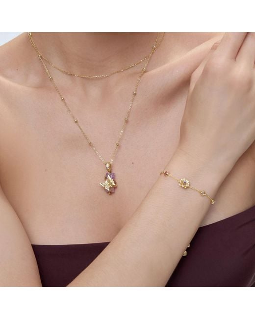 Freqnc Atelier Metallic Twin Butterfly Charm