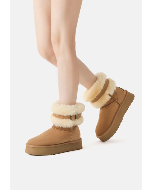 EverAu Australia Natural Brush Platform Boots