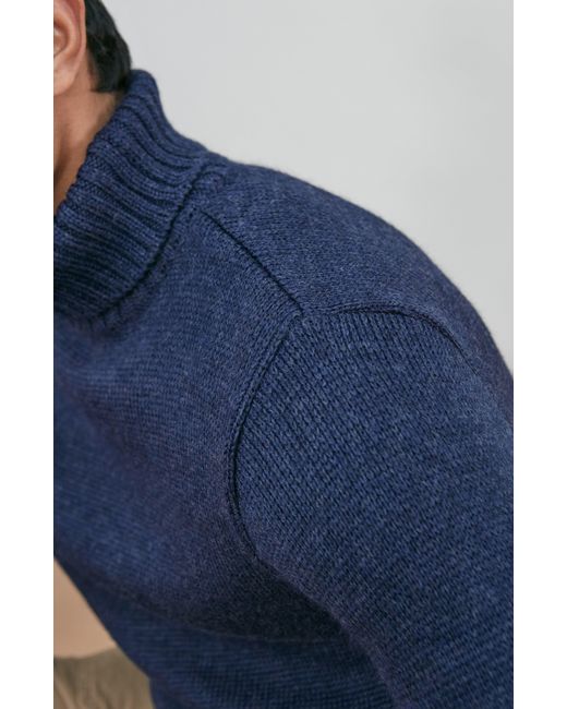 Paul James Knitwear Blue The Fitted Submariner for men
