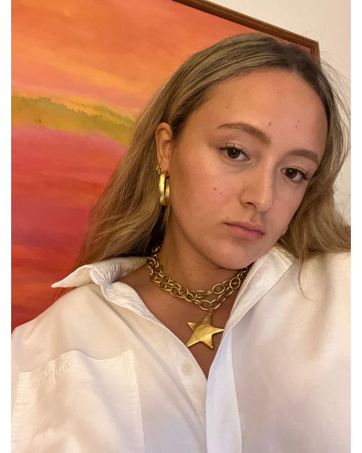 Sccollection Metallic Gia Star Necklace