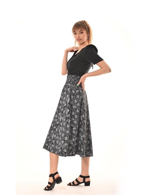 Frock Tales Black Belle Top With Scoop Neck