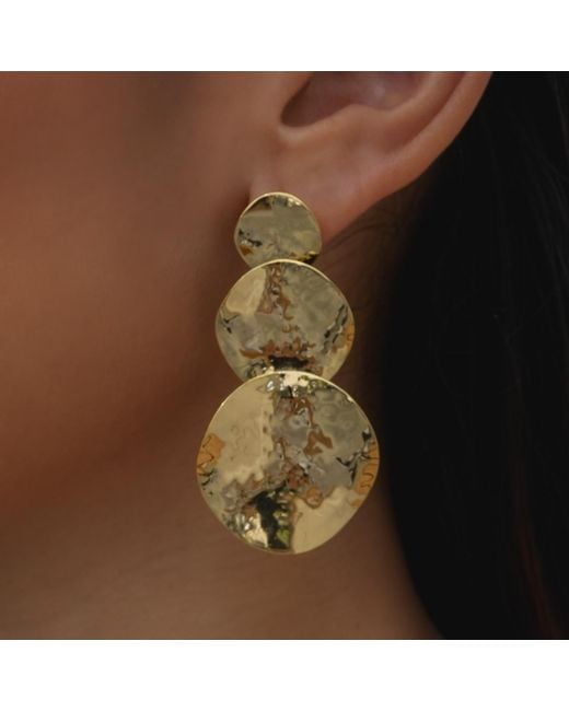 Argento Vivo Metallic Sol Drop Earring