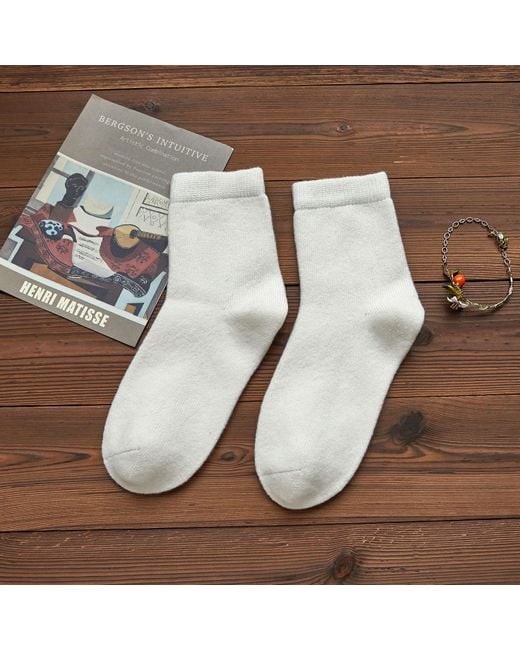 Soft Strokes Silk Natural Wool Quarter-Length Socks Set Of Two