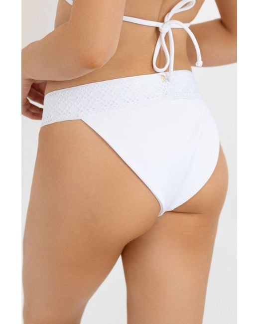 Leyla Maya Ltd White Sevi Bikini Bottoms