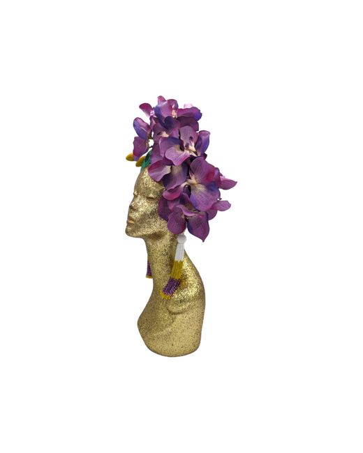Julia Clancey Purple Luxe Montze Jade Orchid Bloom Band