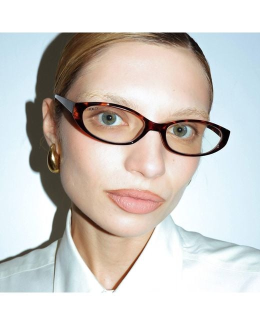 Reality Eyewear Brown Velvet Kitten Reader