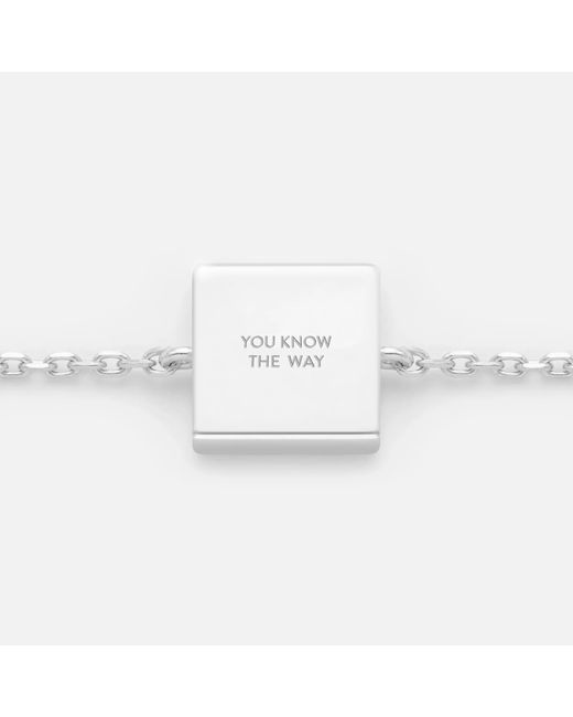 Kouree Metallic 'You Know The Way' Fixed Charm Bracelet