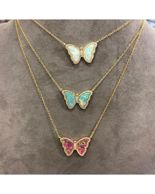 KAMARIA Pink Opal Butterfly