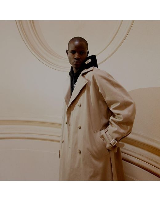 Saint One Co. Natural Idols Trench Coat Taupe X Oyster for men