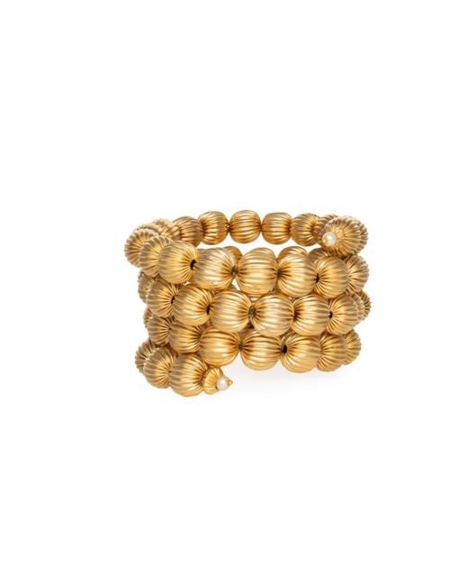Meraki by Rashmi Bajaj Metallic Aesira Plated Wrap Bracelet