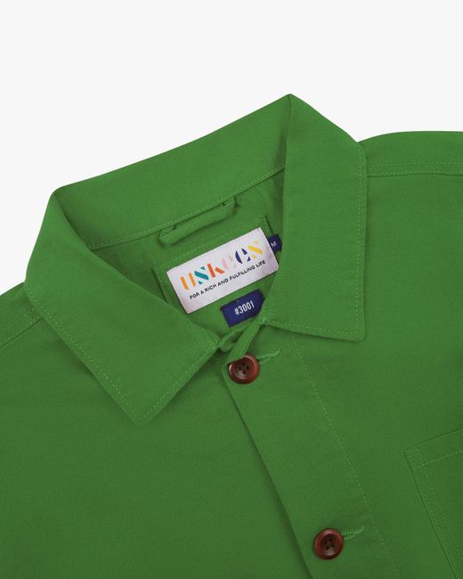Uskees Green Overshirt for men