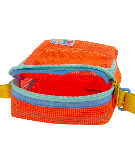 Mokuyobi Orange Neutrals Tiger Mesh Sidekick Sling