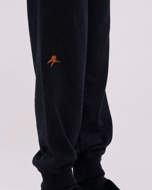 La Granni Black Knitted Gato Trousers