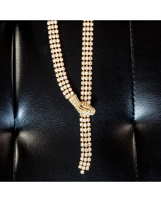 Addicted Metallic Neutrals Dragon Necklace Snake