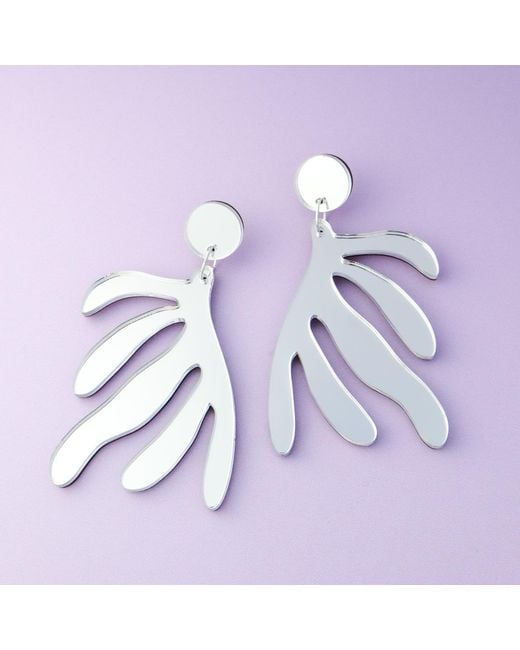 By Chavelli Blue Matisse Earrings