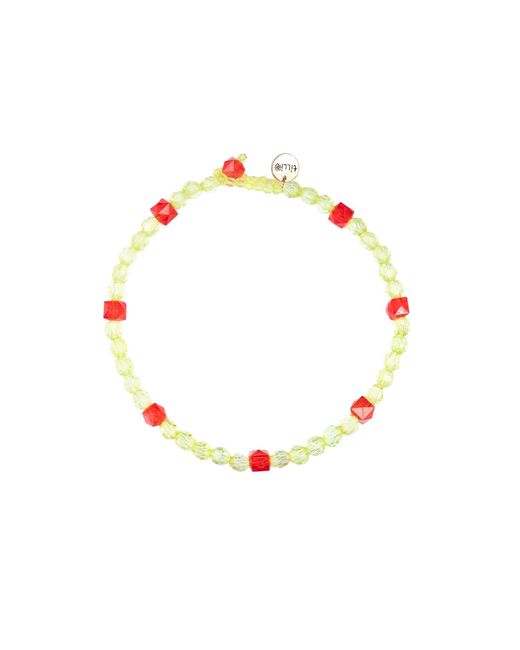 Tillie Beads Red Daily Wear Carnival Bead Necklace