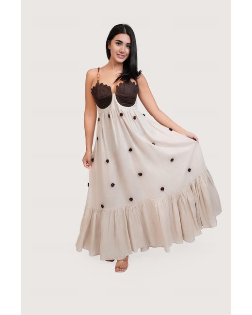 Muda Clothing Fz Llc Natural Neutrals Coco Linen Dress