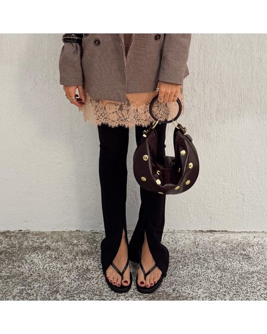 Indigolush Black Midi Ivy Studded Cherry