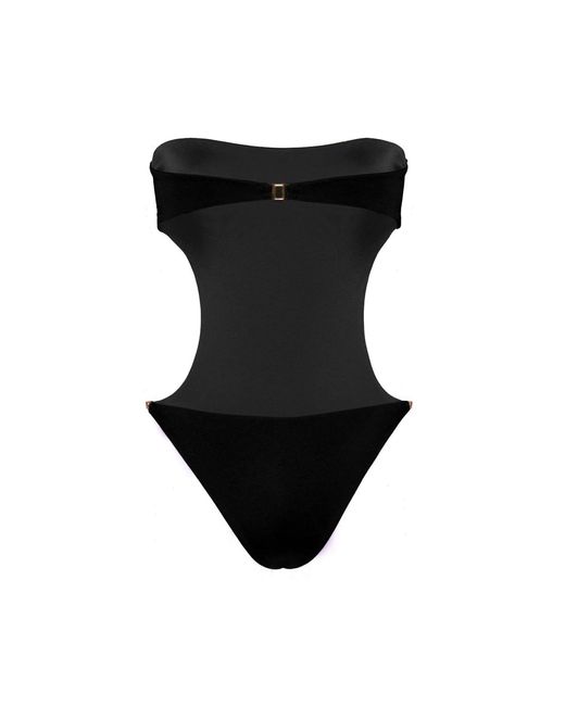 Cherina Beachwear Llc Black Priyana Swimsuit