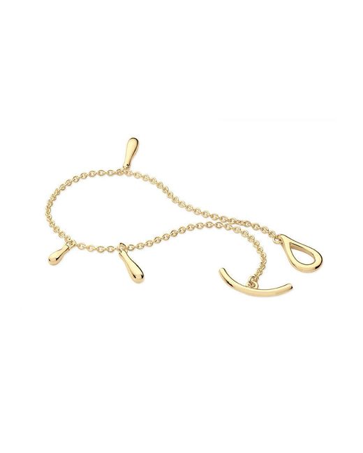 Lucy Quartermaine Metallic Drop Bracelet Vermeil