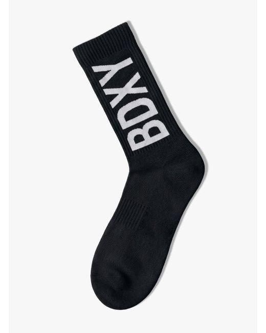 Bdxy Studio Black "The Runner" Socks for men