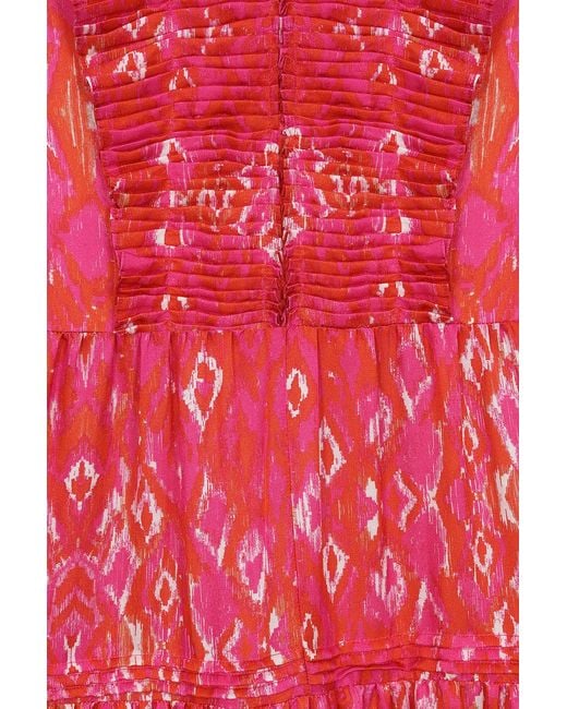 Mercy Delta Red Holkham Tuscany Pompelmo Dress