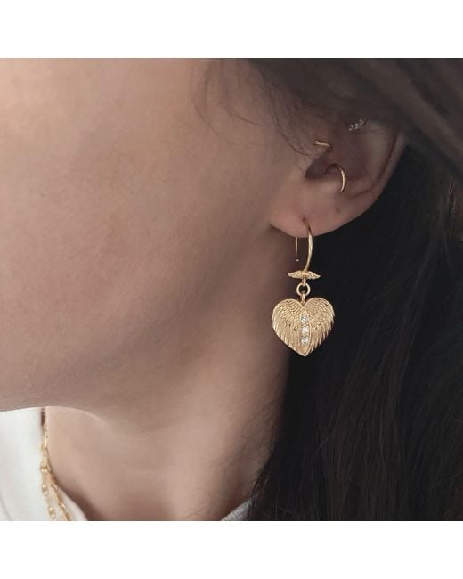 IN CAUDA VENENUM Metallic Milo Earrings