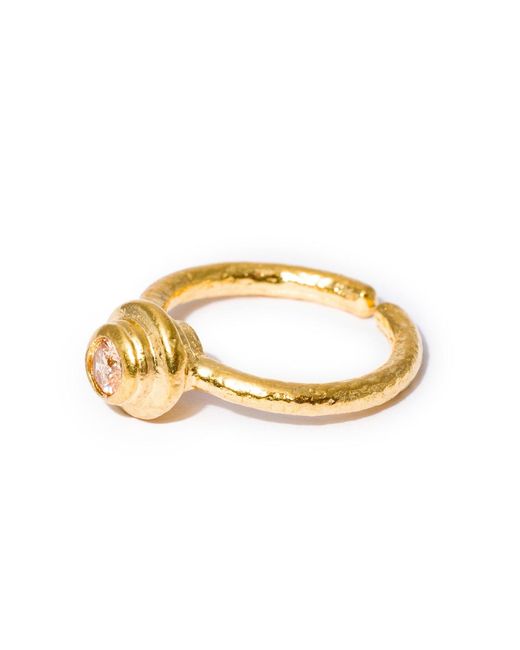 Kybele Studio Metallic Neutrals Champagne Gemstone Ring
