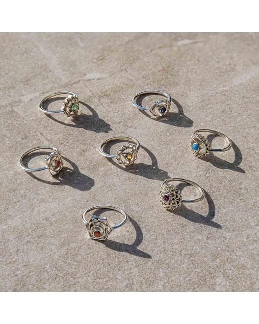 Charlotte's Web Jewellery Metallic Crown Chakra Ring