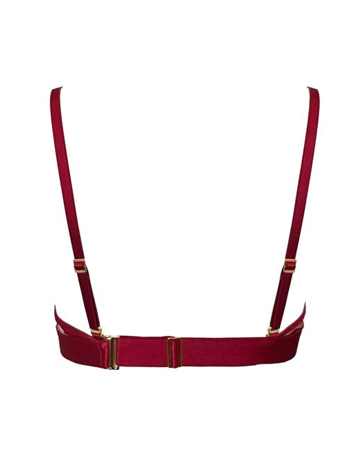 Somewhere Never Red Making Waves Triangle Bralette