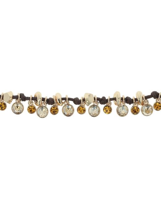 Otazu Metallic Classic Crystal Bracelet
