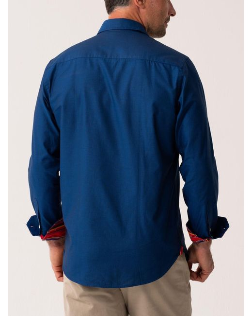 Koy Clothing Blue Mara Oxford Shirt for men