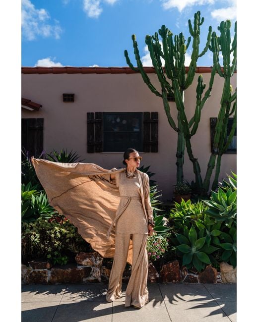 Jennafer Grace Natural Neutrals Creme Brulee Yoga Duster