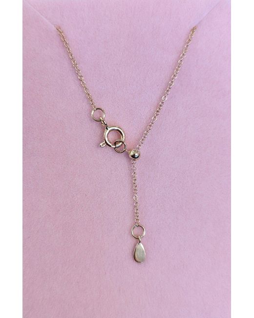 KAMARIA Metallic Mini Onyx Butterfly Necklace With Diamonds