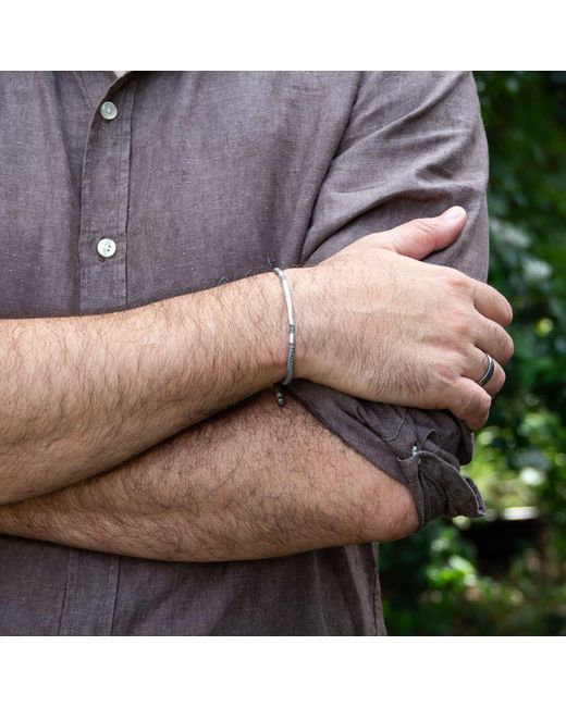 Harbour Uk Metallic Little Björn Rope Bracelet for men