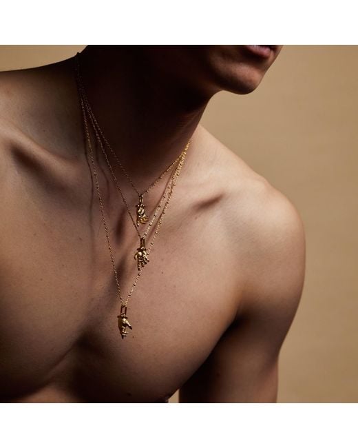 Kasun Metallic Hand Of The Protector Pendant