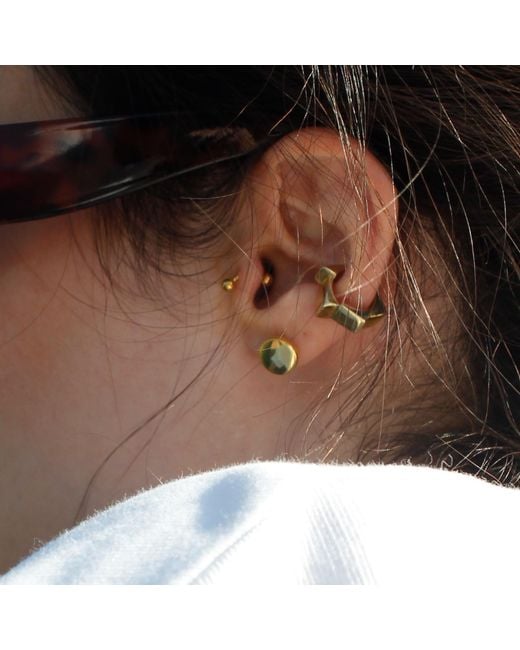 Gutta Design Metallic Rung Ear Cuff