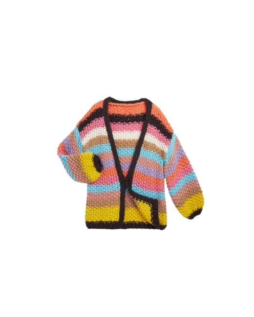 Saachi Brown Knitted Cardigan