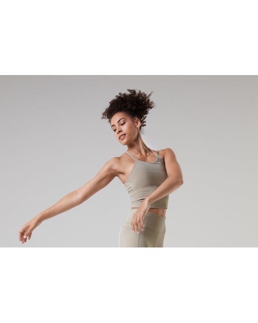 VIEREN White Neutrals Higher Power Vest Top