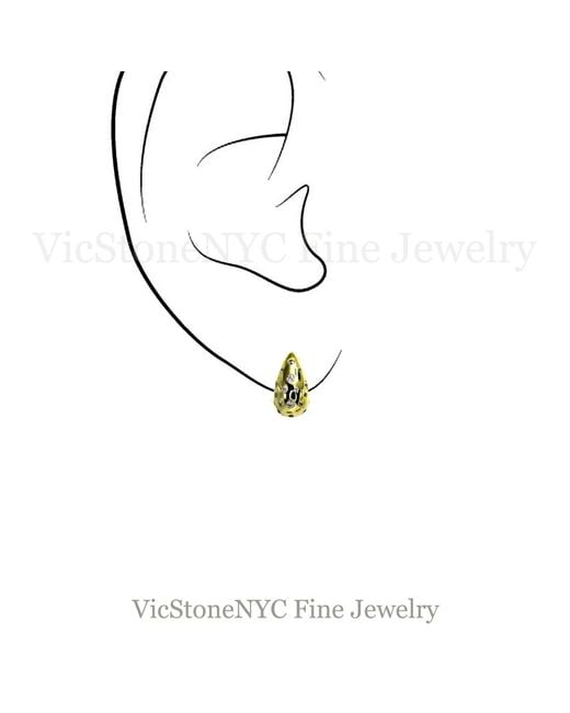 VicStoneNYC Fine Jewelry Metallic Bazel Setting Gok-Ock Vermeil Stud Earrings