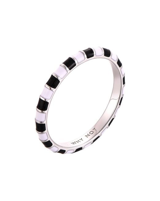 Pinnole Metallic Thin Ring