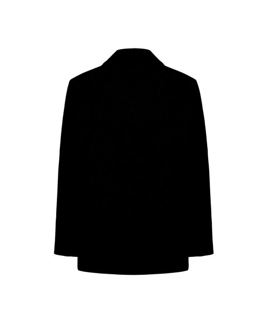 Pcfg Black Double Breasted Coat for men