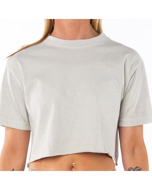 Ariko Gray Sandstone Beach Crop Tee