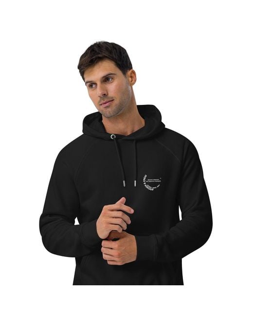 Anchor and Crew Black Beyond Ordinary Creative Standard Organic Cotton Hoodie