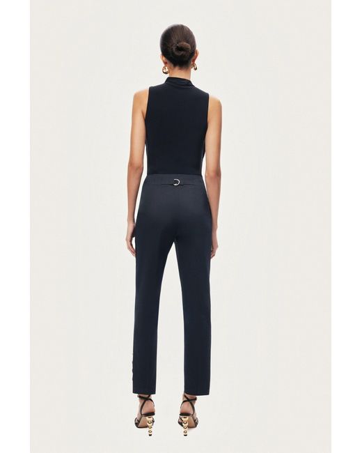 Nocturne Black Button Detail Pants